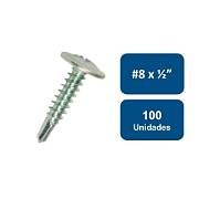 Tornillo Lenteja Punta Broca 8x1 1/2" (100un)