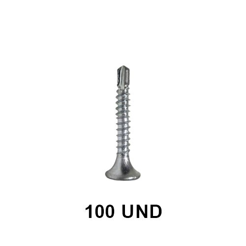 Tornillo punta broca 6x1"(100und)