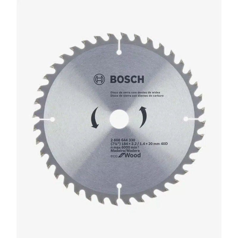 Disco madera 7" T40