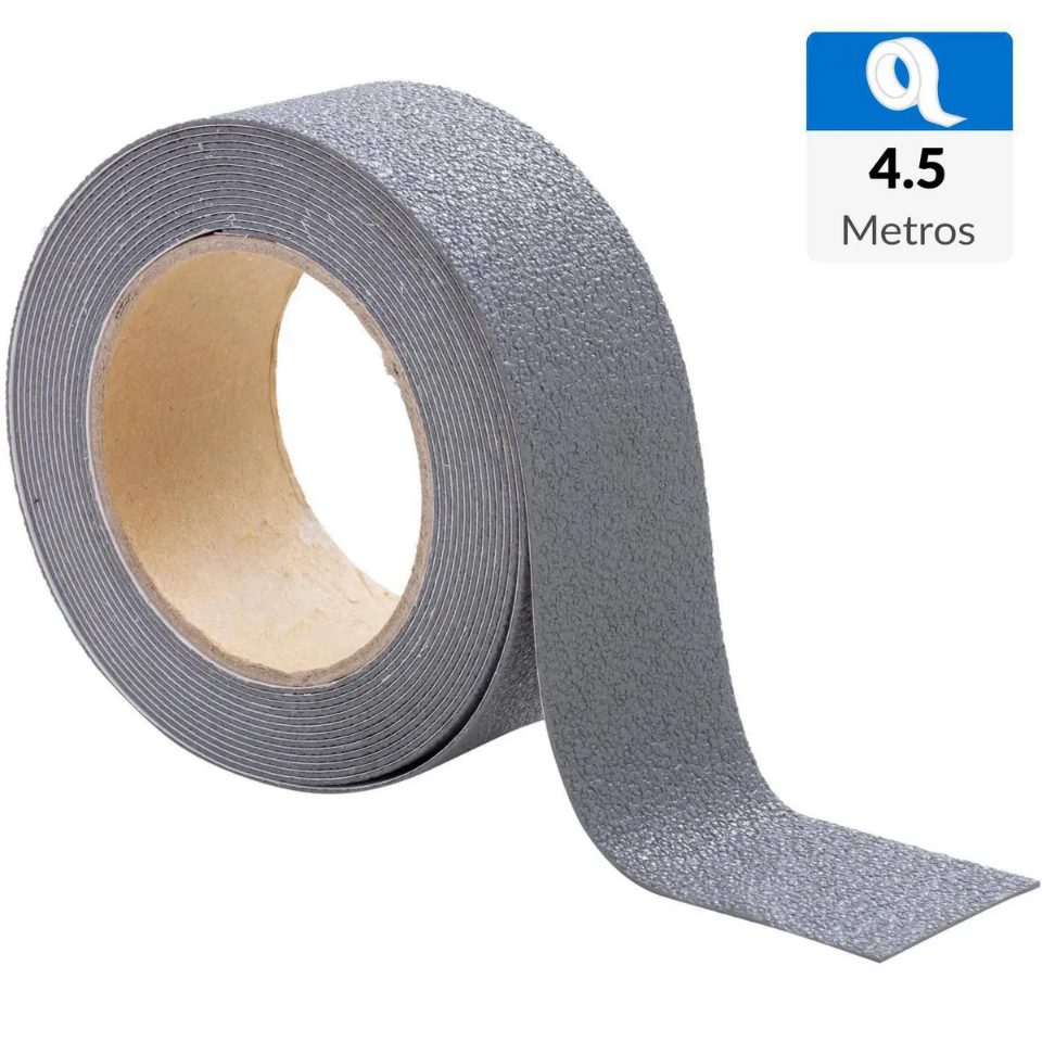 Cinta Antideslizante Gris 5M x 48mm