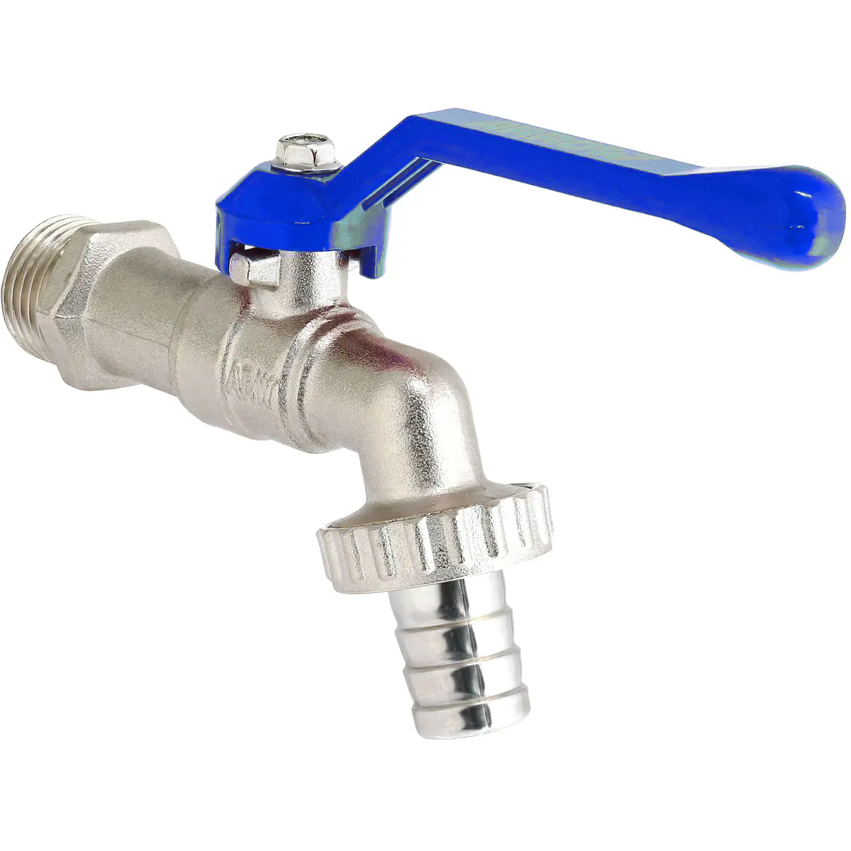 Llave jardin azul 1/2 x 3/4