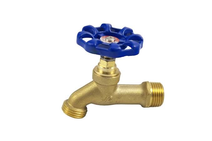 LLave jardin bola 1/2" valprik azul