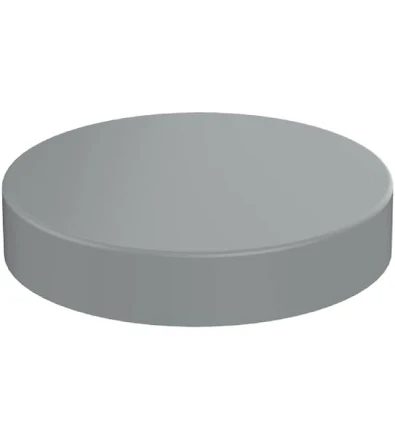 Tapa PVC gris 50mm